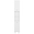 Armario de baño madera contrachapada blanco brillo 30x30x179
