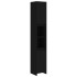 Armario de baño de madera contrachapada negro 30x30x183,5