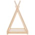 Estructura de cama infantil de madera maciza de pino 70x140