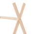 Estructura de cama infantil de madera maciza de pino 70x140