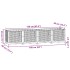 Arriate polipropileno 160x40x38