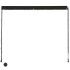 Toldo retráctil con LED gris antracita 300x150