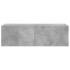 Mueble para TV madera contrachapada gris hormigón 100x30x30