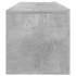 Mueble para TV madera contrachapada gris hormigón 100x30x30