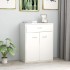 Aparador de madera contrachapada blanco 60x30x75