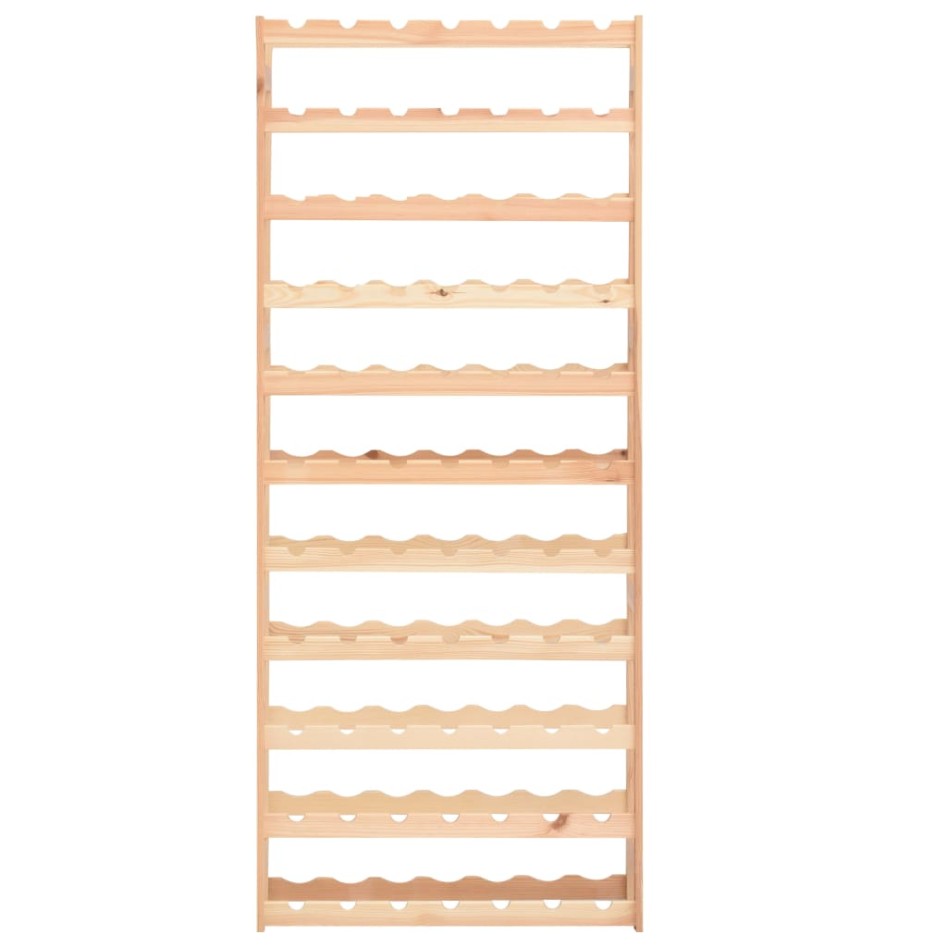 Botellero para 77 botellas de madera de