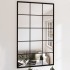 Espejo de pared metal negro 100x60