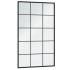 Espejo de pared metal negro 100x60