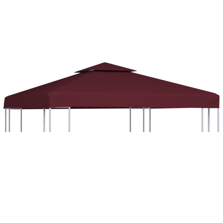 Toldo de cenador 2 niveles 310 g/m² 3x3 m
