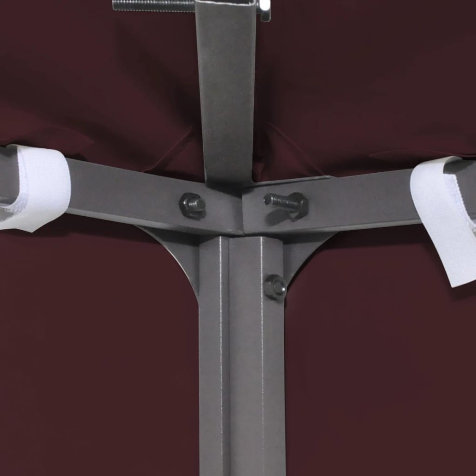 Toldo de cenador 2 niveles 310 g/m² 3x3 m