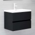 Juego de muebles de baño 2 pzas madera contrachapada