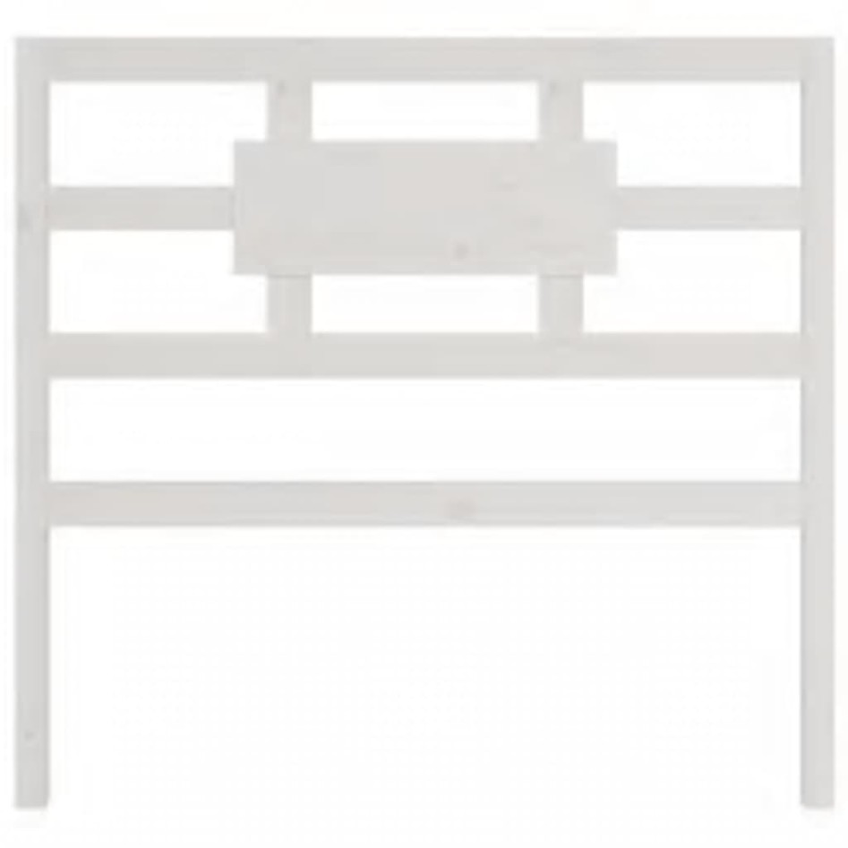 Estructura de cama madera maciza de pino blanco 100x200