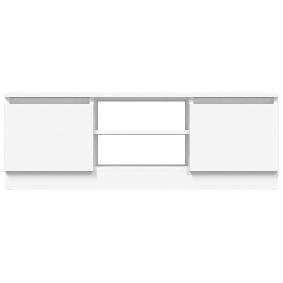 Mueble de TV con puerta blanco 102x30x36