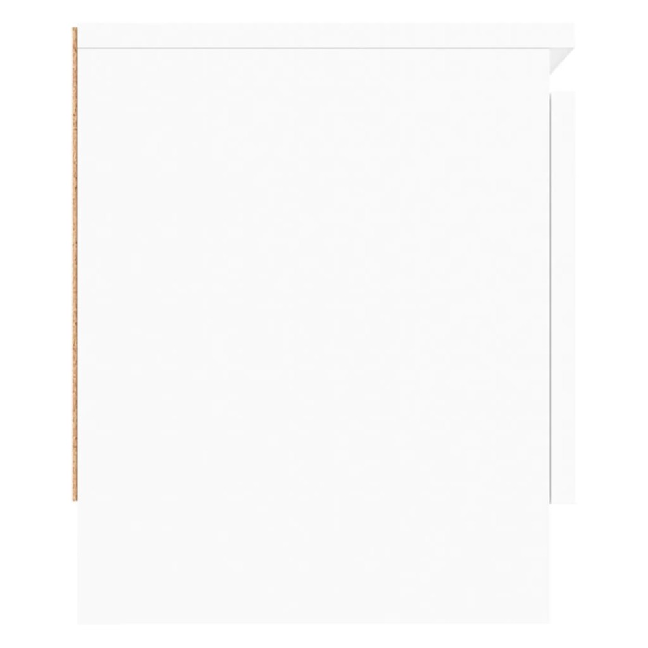 Mueble de TV con puerta blanco 102x30x36