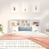 Mueble cabecero blanco 120x19x103,5