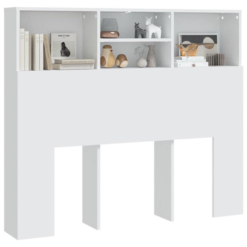 Mueble cabecero blanco 120x19x103,5
