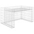 Cobertizo de cortacésped con arriate alambre acero 110x80x60