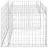 Cobertizo de cortacésped con arriate alambre acero 110x80x60