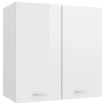 Armario colgante cocina madera ingeniería blanca 60x31x60 cm