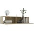 Mueble para TV madera contrachapada color roble 120x30x30