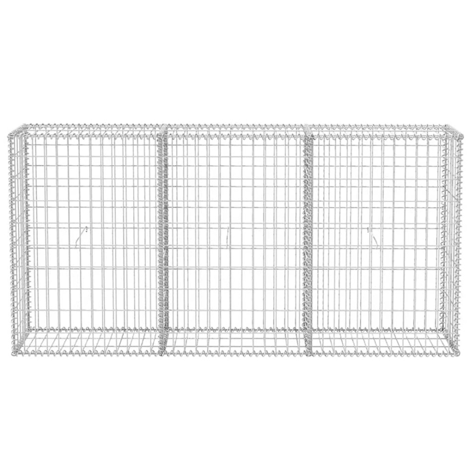 Cesta de muro de gaviones acero galvanizado 200x30x100