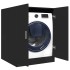 Armario de lavadora negro 71x71,5x91,5