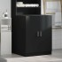 Armario de lavadora negro 71x71,5x91,5