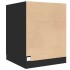 Armario de lavadora negro 71x71,5x91,5
