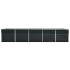 Arriate de acero galvanizado gris antracita 400x80x45