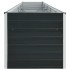 Arriate de acero galvanizado gris antracita 400x80x45