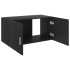 Armario de pared madera contrachapada negro 80x39x40