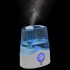 Humidificador ultrasónico vapor frío luz nocturna 6 L 300