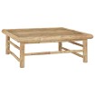 Mesa de jardín de bambú 65x65x30 cm