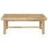 Mesa de jardín de bambú 65x65x30