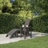 Mesa de jardín Adirondack HDPE antracita 38x38x46
