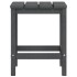 Mesa de jardín Adirondack HDPE antracita 38x38x46