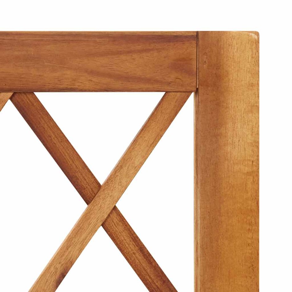 Arriate de jardín con enrejado madera de