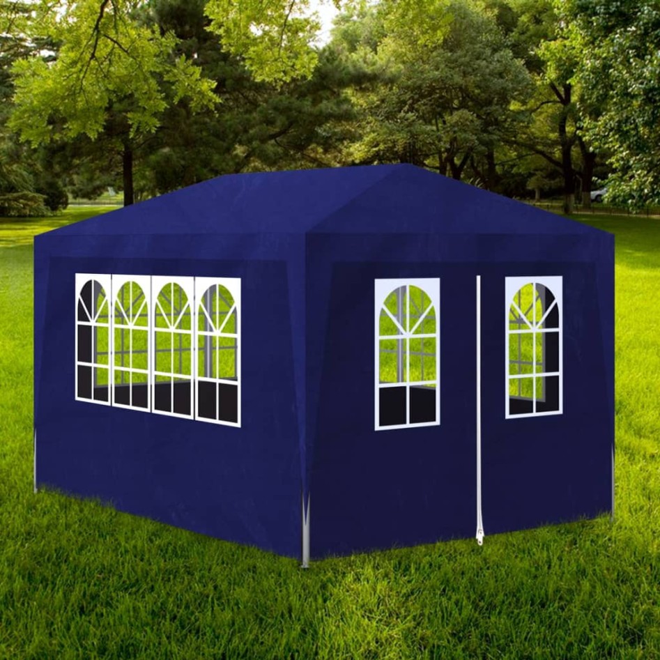 Carpa para fiestas azul 3x4