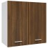 Armario colgante madera ingeniería roble marrón 60x31x60