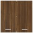 Armario colgante madera ingeniería roble marrón 60x31x60
