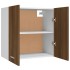 Armario colgante madera ingeniería roble marrón 60x31x60