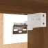 Armario colgante madera ingeniería roble marrón 60x31x60