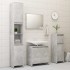 Armario de baño contrachapada gris hormigón 30x30x95