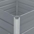 Jardinera elevada 100x100x77 cm acero galvanizado