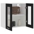Armario colgante cocina madera contrachapada negro 60x31x60