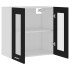 Armario colgante cocina madera contrachapada negro 60x31x60