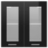 Armario colgante cocina madera contrachapada negro 60x31x60