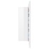 Armario espejo de baño LED acrílico blanco brillo 80x12x45