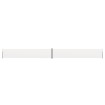 Toldo lateral retráctil para patio color crema 140x1200 cm
