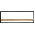 Estantes de pared 2 unidades madera maciza acacia 100x24x35